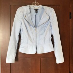 White House Black Market light blue jacket